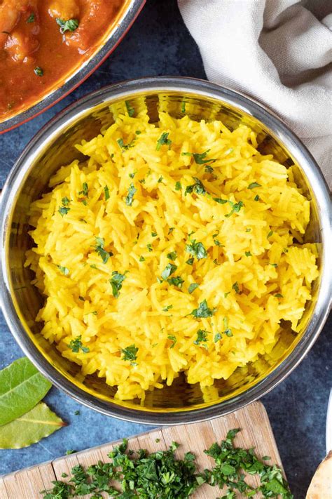 What are some variations of turmeric rice?